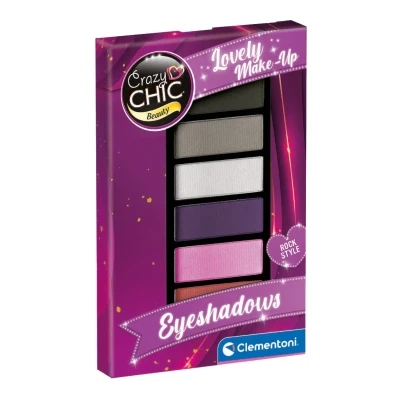 Afbeelding van Clementoni crazy chic oogschaduw rock style, 8dlg.