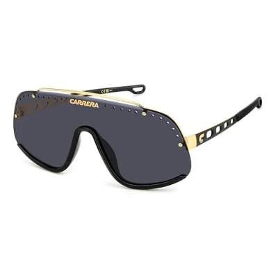 Afbeelding van Carrera Flaglab Unisex Zonnebril black/goldcoloured, Maat: One Size, Black/gold coloured