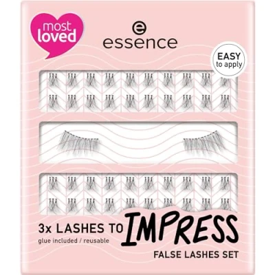 Afbeelding van Essence 3x Lashes TO IMPRESS False Set 01 Hey pretty lashes!
