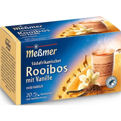 Afbeelding van Messmer Sudafrikan. Rooibos Vanille 20x 1.75gr (10 Stuks)