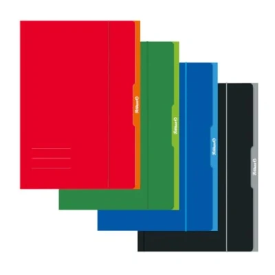 Afbeelding van Pelikan 276849, Omloop (zwevende) map, A4, Karton, Groen, Elastische band