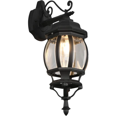Afbeelding van TRIO ELVO Wandlamp Zwart mat excl. 1x E27 4W Buitenverlichting IP23