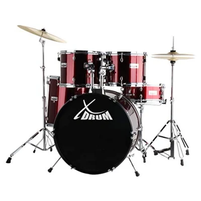 Afbeelding van XDrum Semi 22&quot; Standard Drumstel Lipstick Red (rood)
