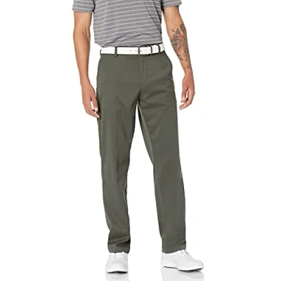 Afbeelding van Amazon Essentials Klassieke pasvorm stretch golfbroek voor heren (verkrijgbaar in groot en lang), olijf, 42W x 28L