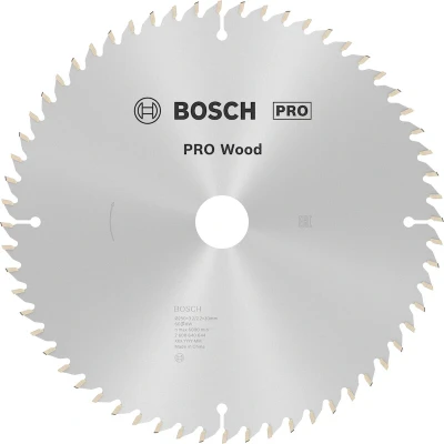 Afbeelding van Bosch Cirkelzaagblad 60 tanden Optiline Wood wzn ABT/N 250 x 30mm
