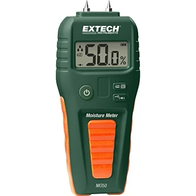 Afbeelding van Extech MO50 vochtmeter hout bouwmateriaal met pinnen
