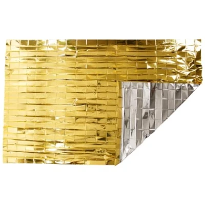 Afbeelding van Trespass Foil X, reddingsdeken, thermische deken, reddingsfolie, survivaltas, nooddeken, eerste hulp 150 cm x 208