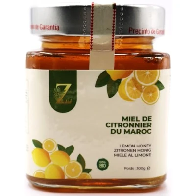 Afbeelding van Citroenboomhoning uit Marokko 300 g 100% natuurlijk, geoogst in de regio Souss Massa Draa, een zeldzame en unieke honing.