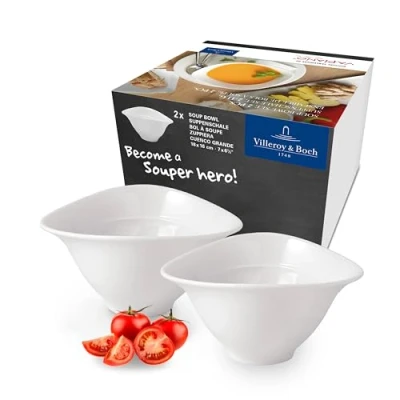 Afbeelding van Villeroy &amp; Boch Soepkommen Vapiano 16 x 18 cm 2 Stuks