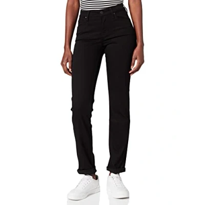 Afbeelding van Lee Womens Marion Straight Jeans, Black Rinse, 31W x 33L