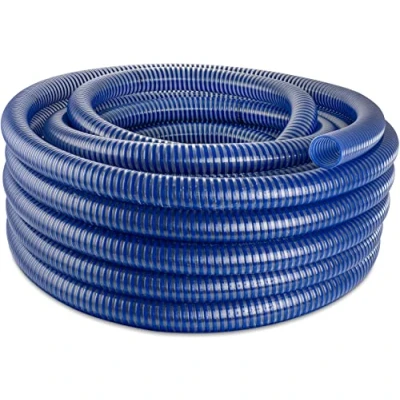 Afbeelding van Poppstar PVC Zuigslang 1 1/4 Inch Spiraalslang (50m Waterslanglang met binnen /buitendiameter 32mm / 40mm, max. 8 bar) Uv bestendig, Bestand tegen Vacuüm en Druk