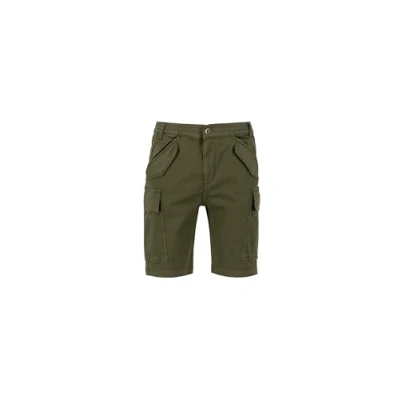 Afbeelding van Alpha Industries Airman Shorts, Heren, Maat: 36, Dark olive