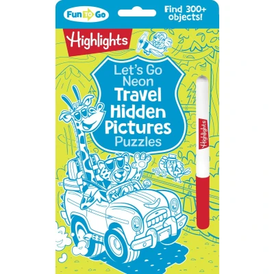 Afbeelding van Let′s Go Neon Travel Hidden Pictures Puzzles