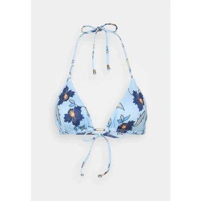 Afbeelding van Pepe Jeans Flower Bikinitop, Dames, Maat: Medium, Sky blue