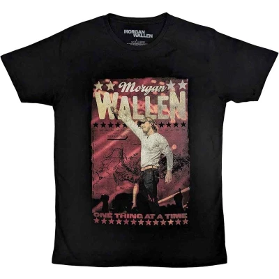 Afbeelding van Morgan Wallen One Thing At A Time Heren T shirt L Zwart