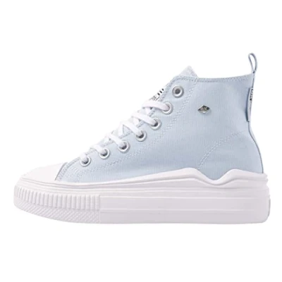 Afbeelding van British Knights KAYA FLOW MID Sneakers hoog, Dames, Maat: 39, Blue Katoen