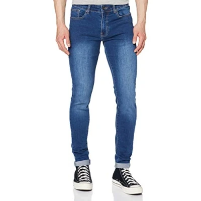 Afbeelding van Enzo Skinny jeans voor heren, Blauw Wild Yonder (Lightwash), 38W / 30L
