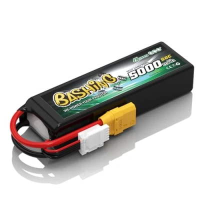 Afbeelding van Gens ace 4S Lipo accu 5000mAh 14.8V 4S1P 50C Bashing Series Battery met XT90 stekker, voor de meeste 1/8,1/10 Scale RC Cars