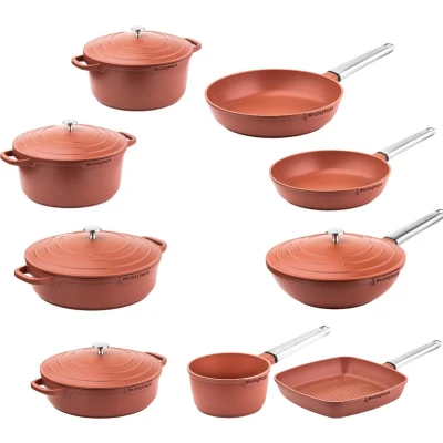 Afbeelding van Westinghouse Performance Series 14 delige pannenset Rood Complete