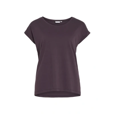 Afbeelding van VILA Vidreamers NEW PURE Tshirt basic, Dames, Maat: XS, Plum perfect