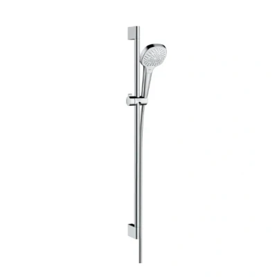 Afbeelding van Hansgrohe croma select e multi ecosmart glijstangset 90 cm wit chroom 26591400