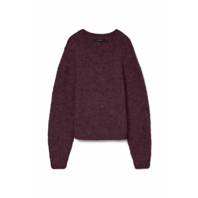 Afbeelding van Vero Moda Vmnovah O NECK Trui, Dames, Maat: XS, Winetasting