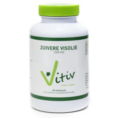 Afbeelding van Vitiv Zuivere Visolie 1000mg Capsules