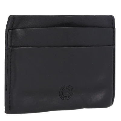 Afbeelding van CAMPOMAGGI Leren Kaarthouder Credit Card Holder Nero Zwart