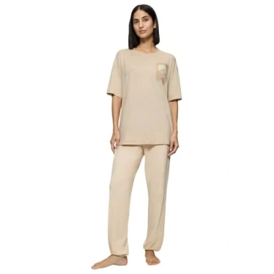Afbeelding van Triumph Endless Comfort Long Sleeve Pyjama Crème 42 Dames