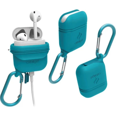 Afbeelding van Catalyst Waterproof &amp; Drop Proof Case AirPods (1st and 2nd Generation) Blue CATAPLAPDTEAL