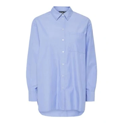 Afbeelding van Pieces Blouse Pcmelia Ls Loose Shirt Wvn Noos Bc 17154735 Grapemist Dames Maat XS