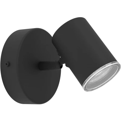 Afbeelding van EGLO Consuma 1 Spot Badkamer GU10 11 cm Zwart