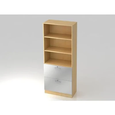 Afbeelding van Wandkast Esdoorn/Zilver 80 x 42 200,4 cm Signa G 7300 RE