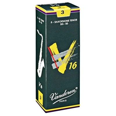 Afbeelding van Vandoren Tenor Saxofoon V16 Rieten 5 Stuks Verpakking Dikte 3.0
