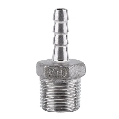 Afbeelding van Buitendraad Pijpfitting BSP Barb RVS SS304 (3/8&quot;X6mm)
