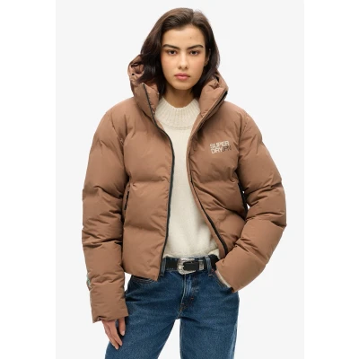 Afbeelding van Superdry Boxy Doudoune Bruin 2XS Vrouw