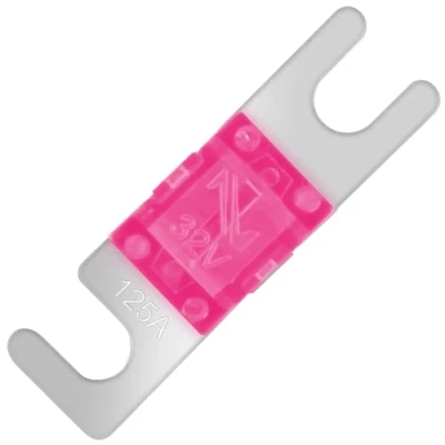 Afbeelding van 4 stuks SeKi Mini ANL zekering 125A; voor auto vrachtwagen motorfiets boot HiFi; platte