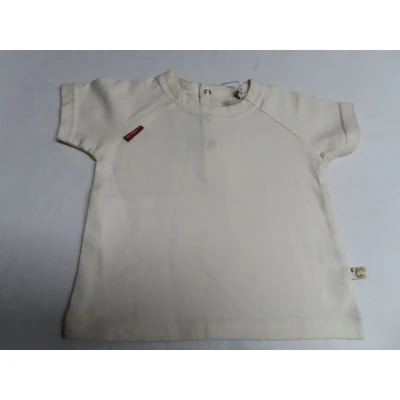 Afbeelding van Noukie&#039;s T shirt Korte mouwen Unie Ecru 12 maand 74