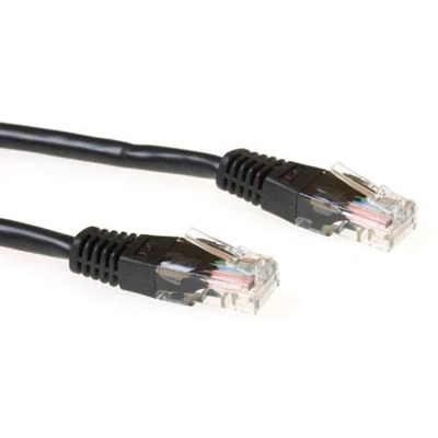 Afbeelding van ACT IB9905 LSZH U/UTP CAT6 Patchkabel Zwart 5 meter