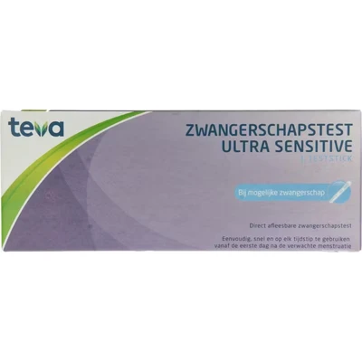 Afbeelding van Teva Zwangerschapstest 1, 1 stuks