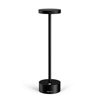 Afbeelding van Stiletto IP54 binnen en buiten USB C oplaadbare led tafellamp draadloos licht instelbaar in 2 intensiteiten huis restaurant