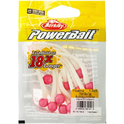 Afbeelding van Berkley Floating Mice Tails 8cm (13pcs) Kleur : Bubblegum White