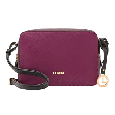 Afbeelding van L.CREDI NORA Schoudertas, Dames, Maat: One Size, Plum