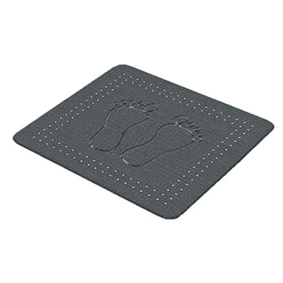 Afbeelding van Kleine Wolke Douchemat Foot grijs 55x55cm