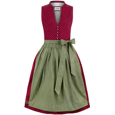 Afbeelding van Stockerpoint Dames Dirndl Bella Jurk, Bordeaux, Standaard