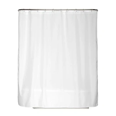 Afbeelding van arteneur® douchegordijn wit schimmelwerende douchegordijnen 200x200 gerecycled met Oeko Tex Standard 100 verzwaarde zoom, ondoorzichtig, waterdicht, wasbaar, 12 ringen &amp; e book