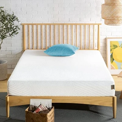 Afbeelding van Zinus matras 100 x 200 cm, hardheidsgraad H2 H3, hoogte 20 Öko Tex gecertificeerd, groene thee essentiële in traagschuim