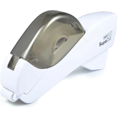 Afbeelding van Rapesco SupaCut Tape Dispenser wit + 2 rollen plakband