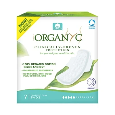 Afbeelding van ORGANYC COMPRESS ALAS Night 10 A, standaard, Uniquenic Extra en Overnight Pads, stuks