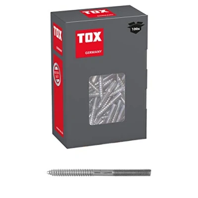 Afbeelding van TOX Stokschroef Boltix verzinkt, M8 x 50 mm, 100 stuks, 09510151